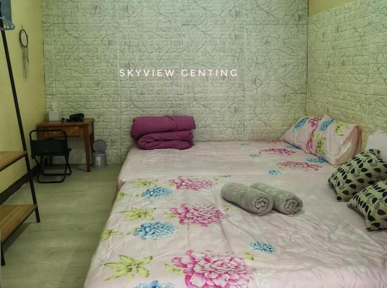 تختخواب و صبحانه 5 6 Pax Family Room Skyview Golden Hills, Genting Highlands
