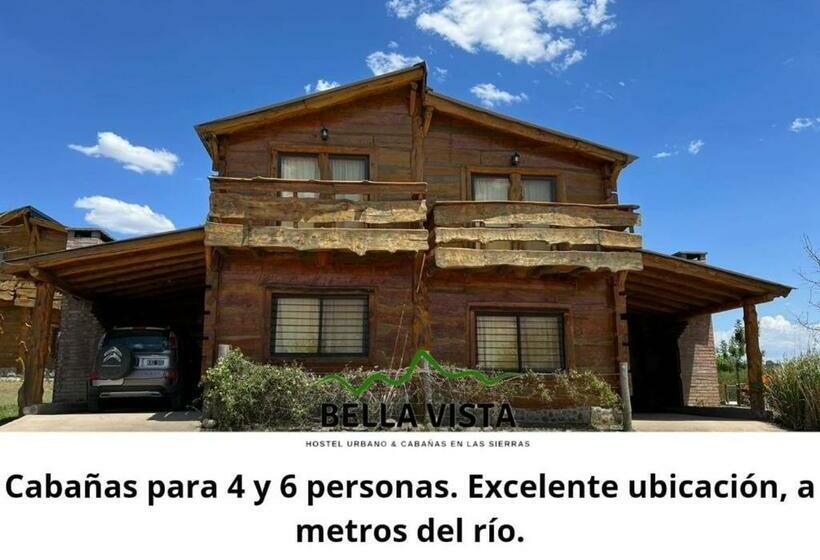 تختخواب و صبحانه Bella Vista Hostel En El Centro & Cabañas En La Montaña