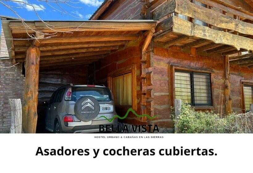 تختخواب و صبحانه Bella Vista Hostel En El Centro & Cabañas En La Montaña