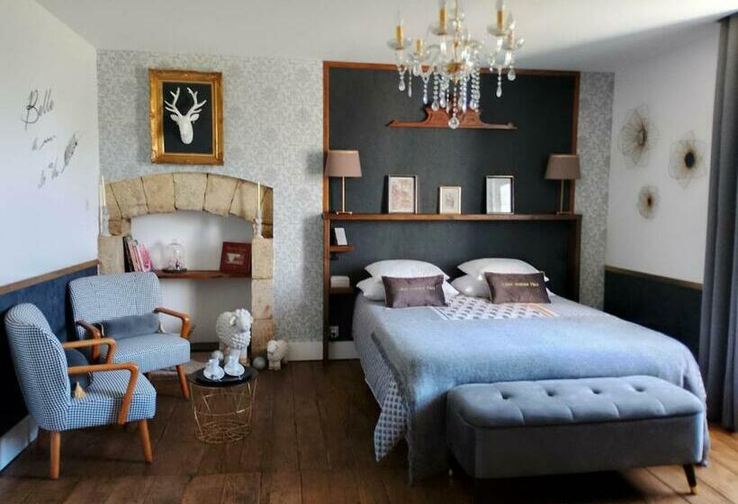 مبيت وإفطار La Ménardière Tranquilitatis Chambre Double Petit Déjeuner Compris