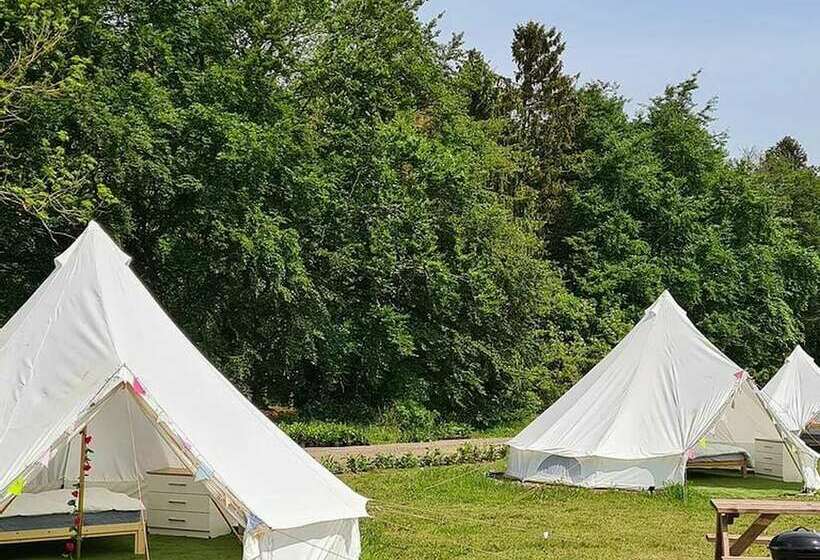 4 Meter Bell Tent  Up To 4 Persons Glamping