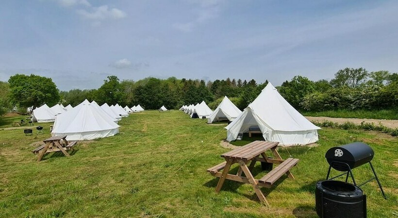 4 Meter Bell Tent  Up To 4 Persons Glamping
