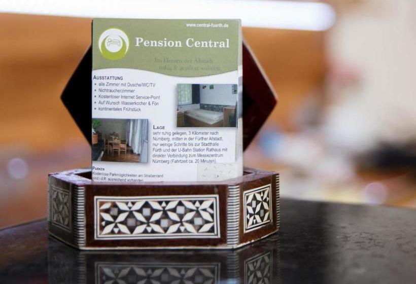 酒店 Pension Central Nuernberg Fuerth