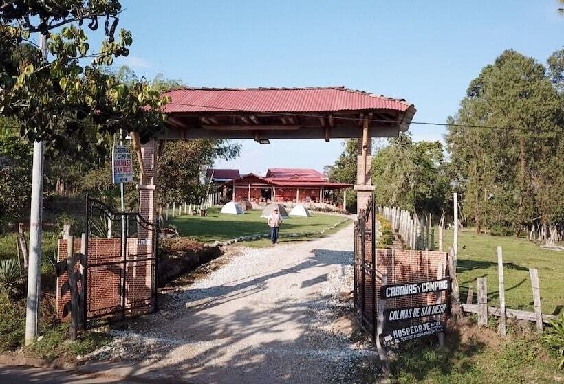 هتل Cabanas Y Camping Colinas De San Diego