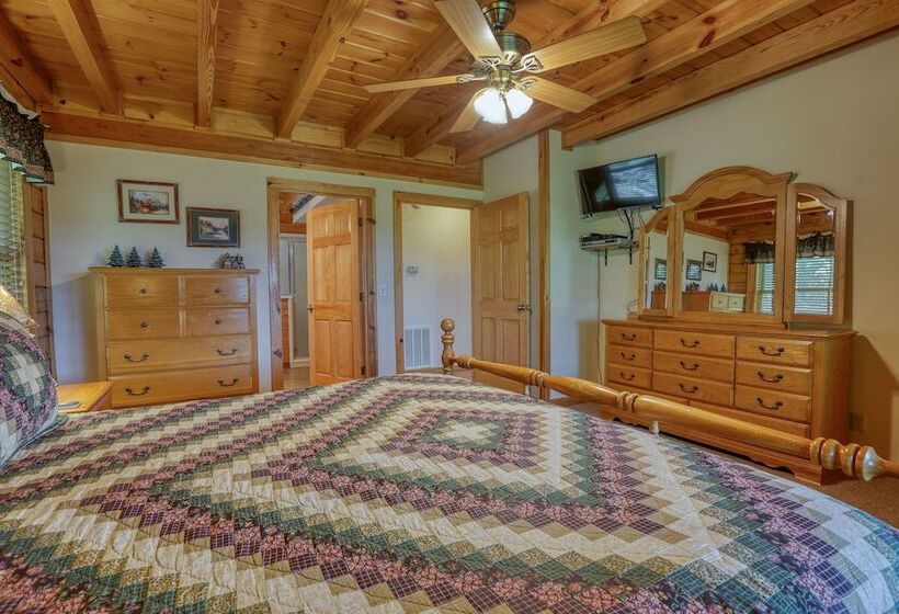 Mountain View   2 Bedrooms, 2 Baths, Sleeps 6 Cabin By Redawning