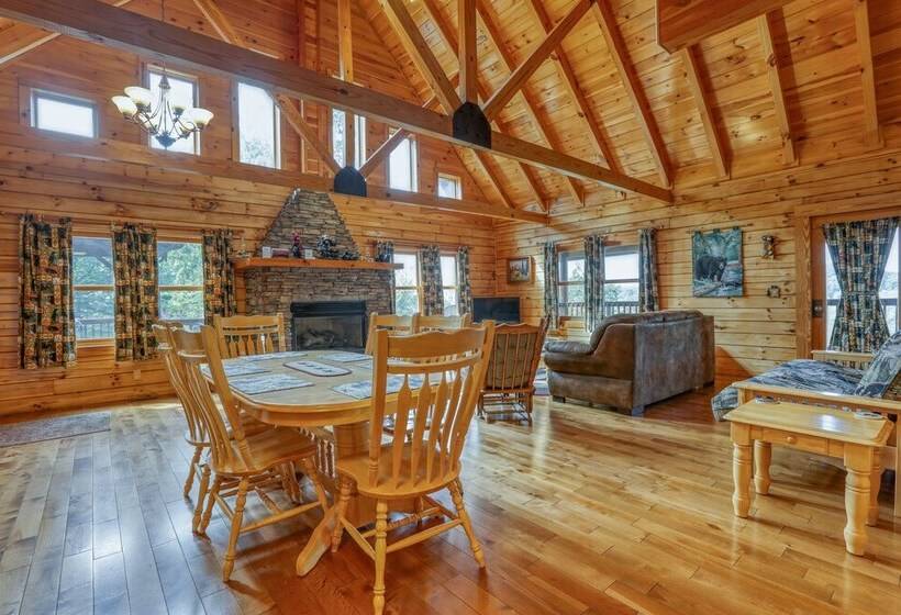 Mountain View   2 Bedrooms, 2 Baths, Sleeps 6 Cabin By Redawning