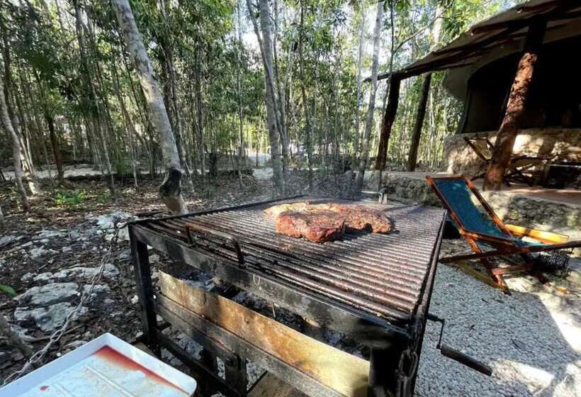 هتل Aldea Mayaha Cabanas Con Cenotes