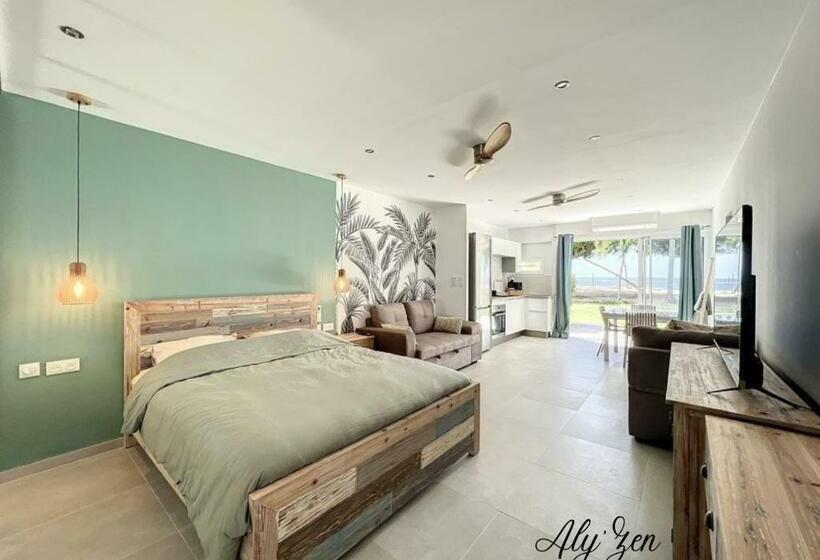 Studio De Charme Aly Zen Magnifique Vue Mer, Les Pieds Dans L Eau