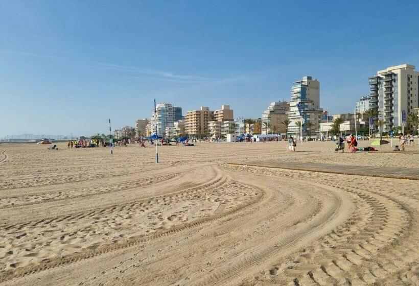 Apartamento Gandia Beach  2 Linea De Playa