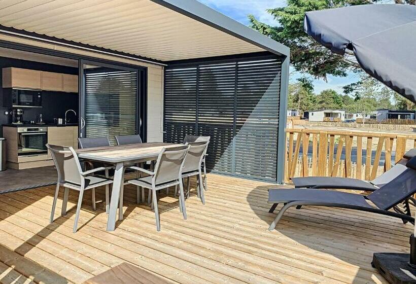 Chalet De Standing à Jullouville 6 Couchages, Piscine Chauffée, Proche Plage Et Commerces, Wi Fi G