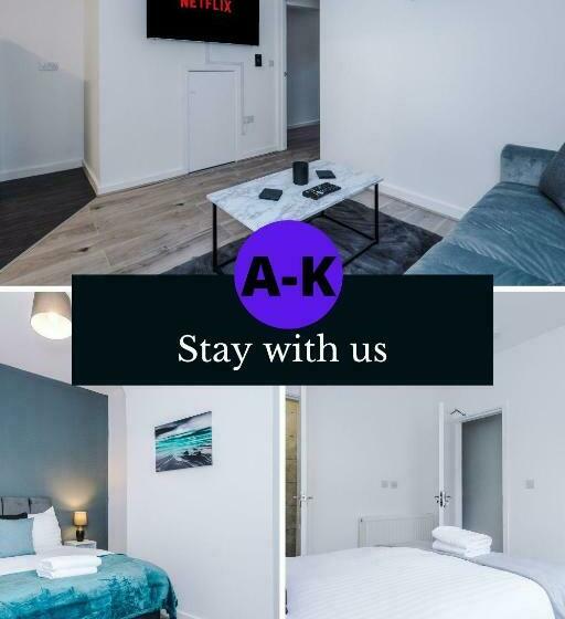 Cosy 3 Bed 3 Bath House Central Liverpool Self Check In & Free Parking!