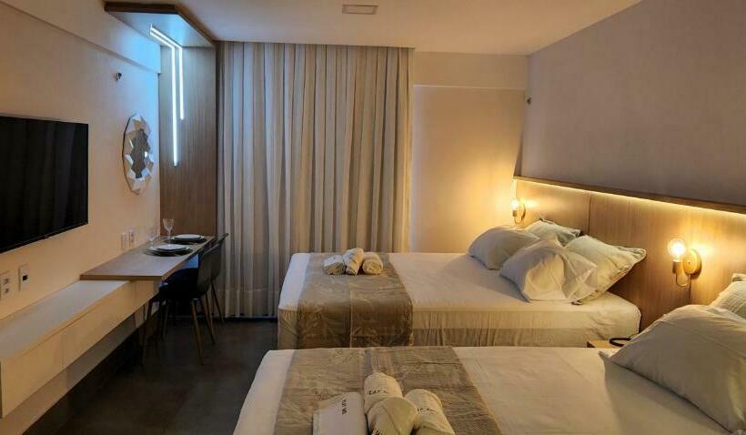 هتل Flat Maravilhoso Na Praia Ilusion