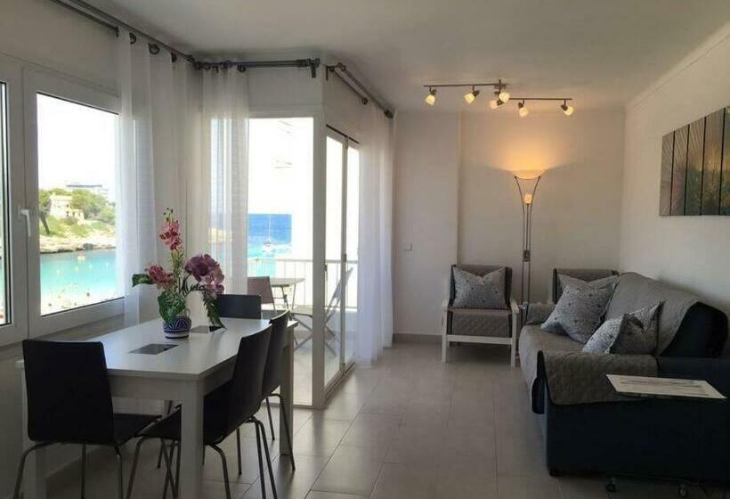 Beach Front Apartment In Cala Marsal With The Sea View !