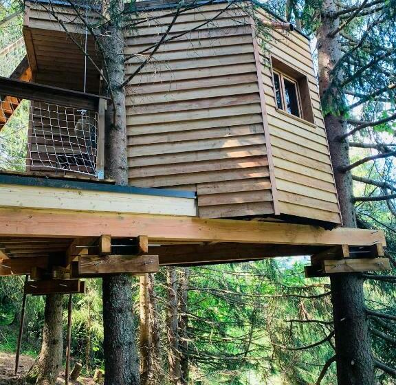 مبيت وإفطار Cabane Dans Las Arbres   Valmo Insolite