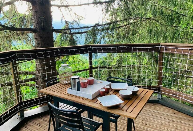 مبيت وإفطار Cabane Dans Las Arbres   Valmo Insolite
