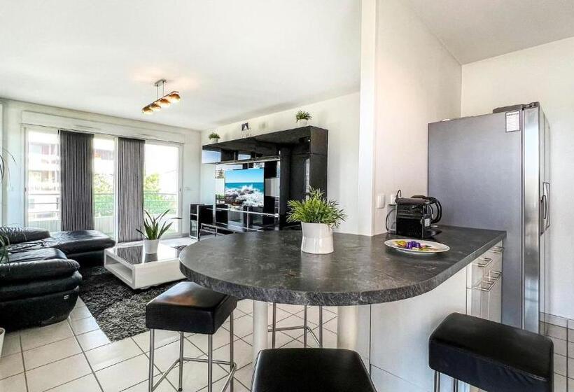 Homey Genius   à 100 M De La Douane/terrasse Privée