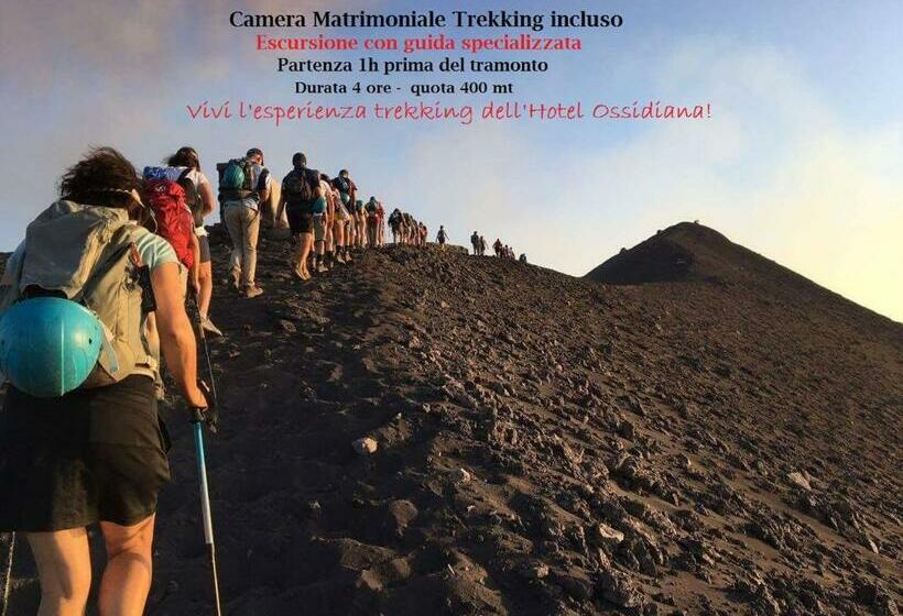 호텔 Stromboli Trekking Accommodation Room And Excursion For 2 Included