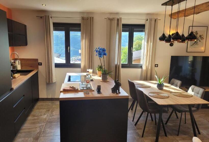 Gîteduruisseau73, Heart Of French Alps Paradiski, Maison Entière 80m2 Au Calme, 2 Chambres 2 Salles