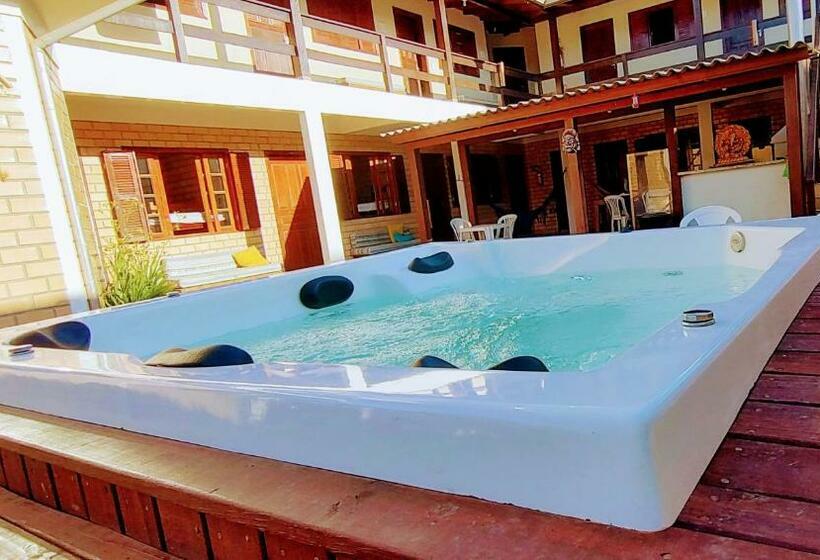 هاستل Pantai Pousadas   Jacuzzi Aquecida E 300 Metros Da Praia Da Ferrugem