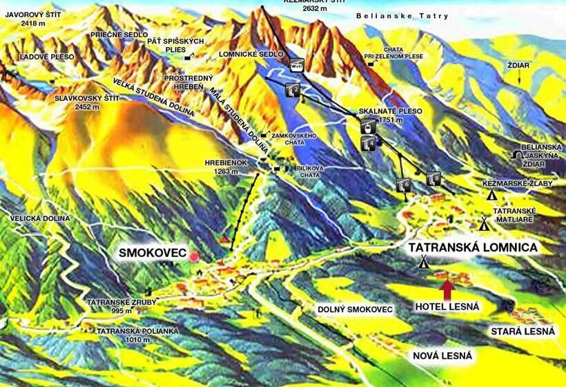 فندق Privileged Lesná   With Garden Terrace, Tatranská Lomnica 2 Km