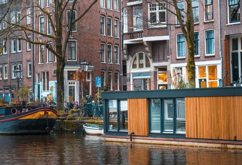 צימר 2 Houseboat Suites Amsterdam Prinsengracht