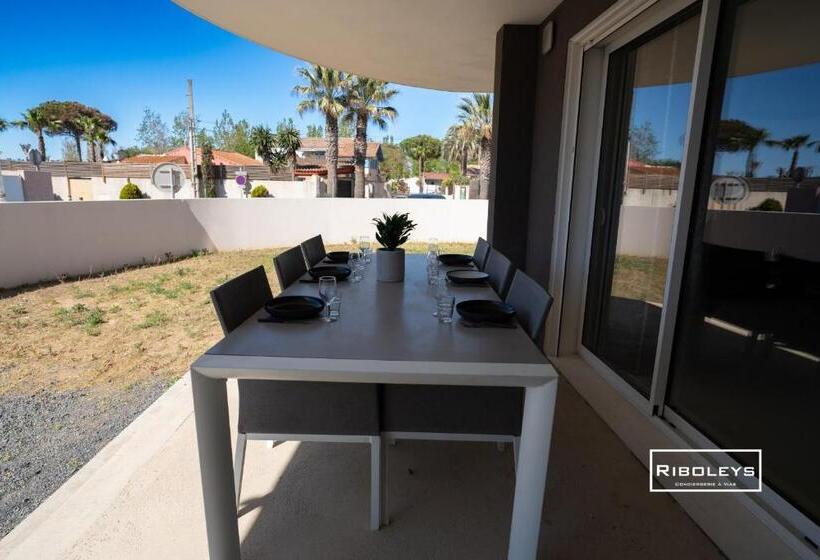 Grand T3 Neuf Climatisé Avec Wifi à 100m De La Plage