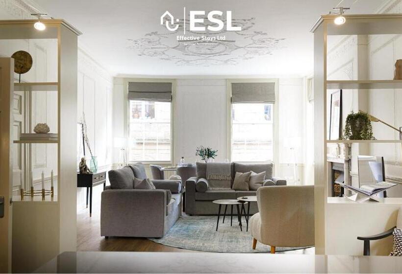 Most Central Luxury Grade 2 Listed Apartment Overlooking Shrewsbury Square   Free Parking