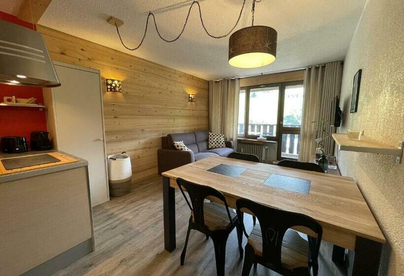 Ours Blanc 11 Studio 4 Pers Belle Vue Montagnes Et Pistes