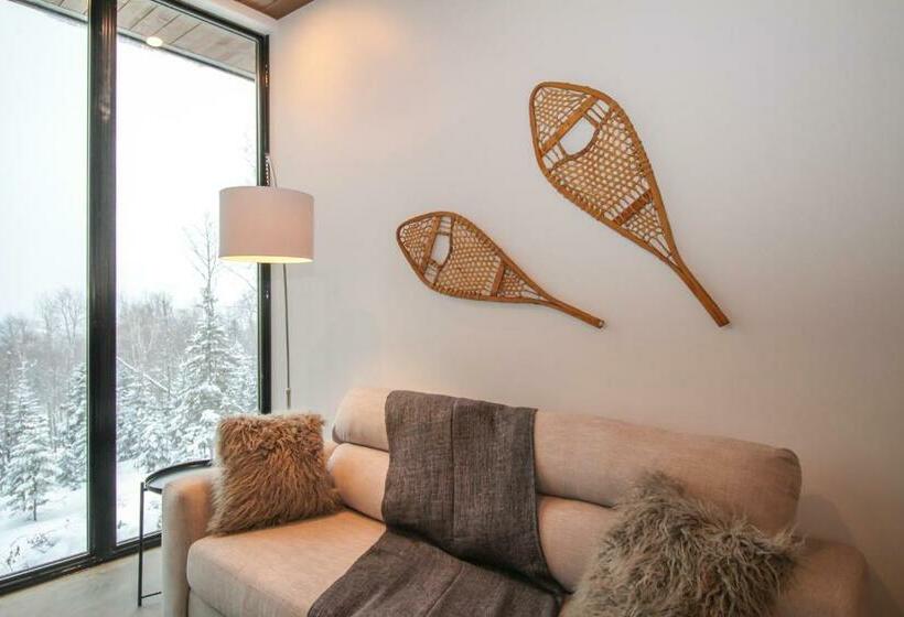 Modern Breathtaking View Chalet And Spa Métis