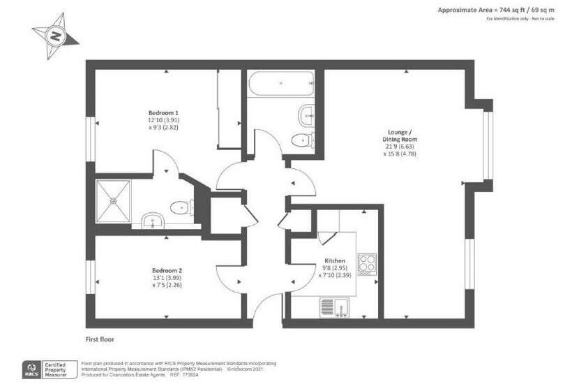 An Entire 2beds, 2bathrooms, Free Wifi, Free Parking, Oxford