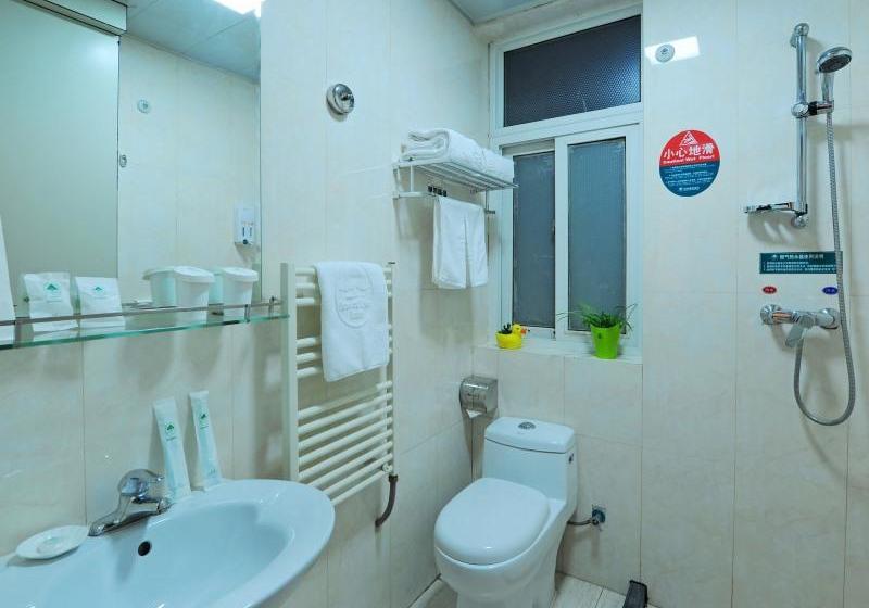 בית מלון כפרי Greentree Inn Shandong Yantai Penglai Free Harbor