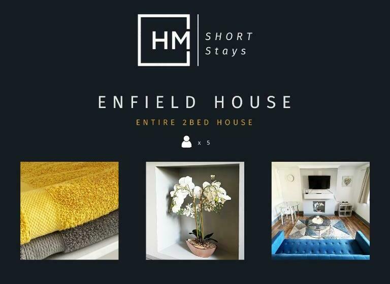 Enfield House Beautiful 2 Bed Good Transport Free Parking