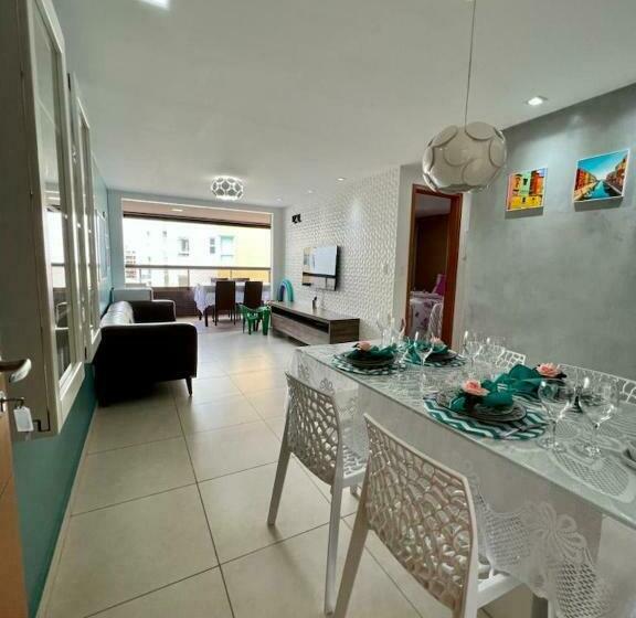 Apartamento A Beira Mar Com Piscina Estilo Resort