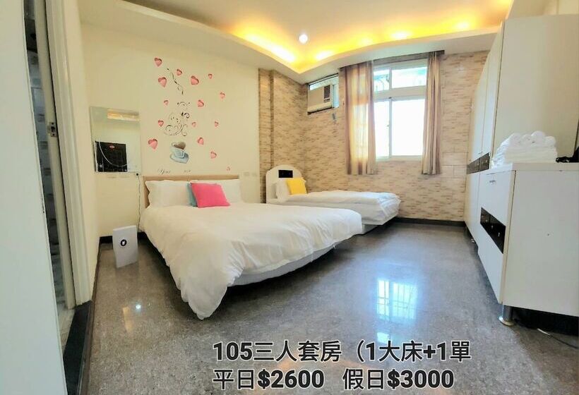 هتل Qg Life 城中館 寵物親子釣魚人民宿