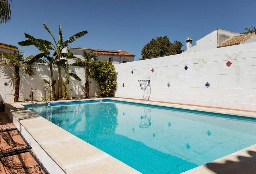 펜션 Apartamento Privado Con Piscina Y Jardin Compartidos