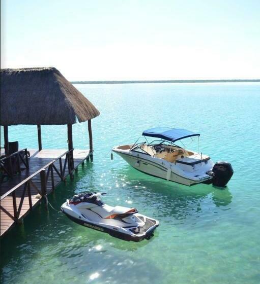 ホテル Casa Ak’ab’al Bacalar