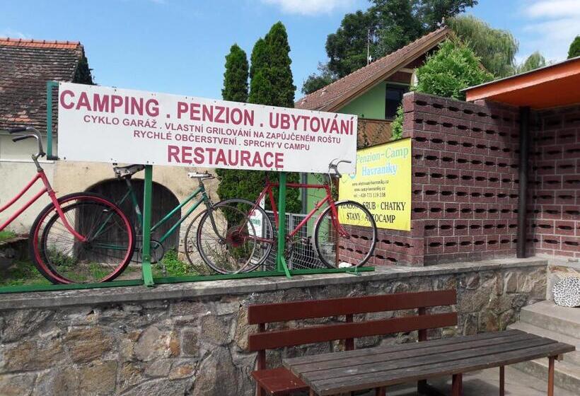 פנסיון Penzion A Chatový Camp Havraníky U Np Podyjí