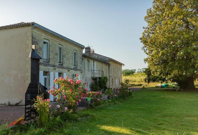 민박 Chambre D Hôte Près Bordeaux Au Château Camponac