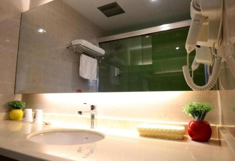 호텔 Greentree Inn Xuancheng Jingxian Wannan First Street Express