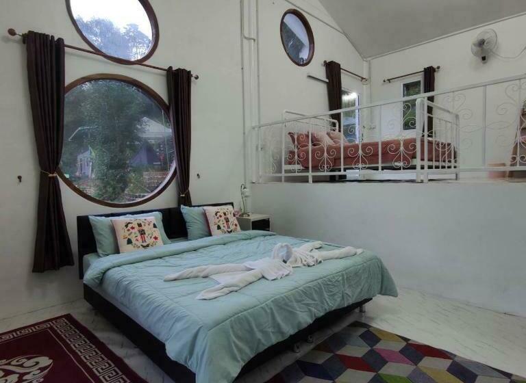 مبيت وإفطار บ้านชายดอย Glamping ดอยแม่แจ๋ม Cheason ,muangpan, Lampang