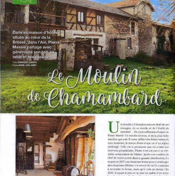 펜션 Le Moulin De Chamambard
