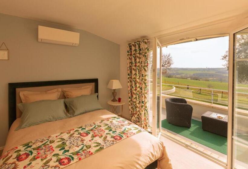 민박 Chambre D Hôtes La Courbe