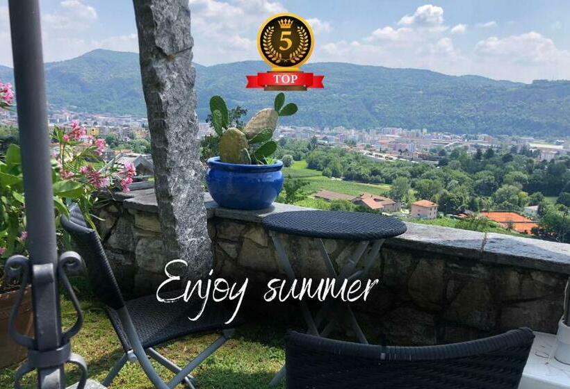 펜션 Suite Room With Private Pool Area, Near Como Lake, Private Parking I Villa Dei Leoni