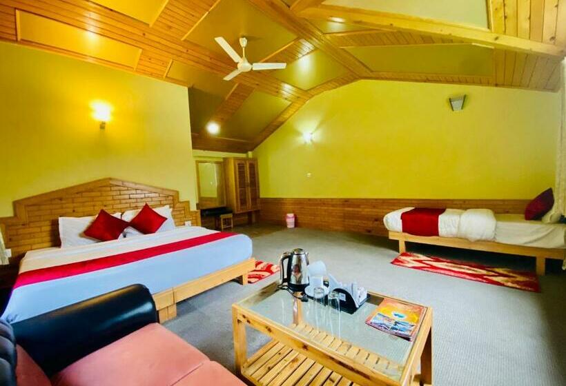 호텔 Snow Clad Resort, A True Riverview Resort Manali