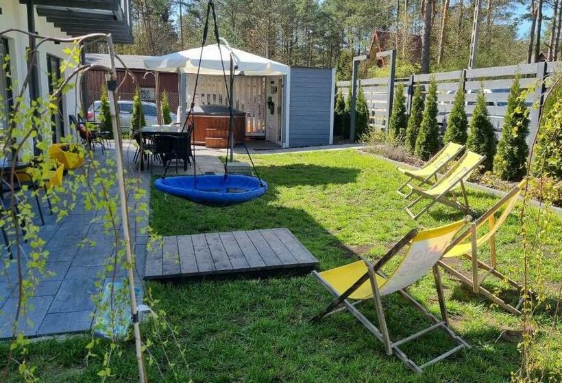 פנסיון Dom Na Wczasowej Kaszuby Z Balią Z Jacuzzi I Sauną