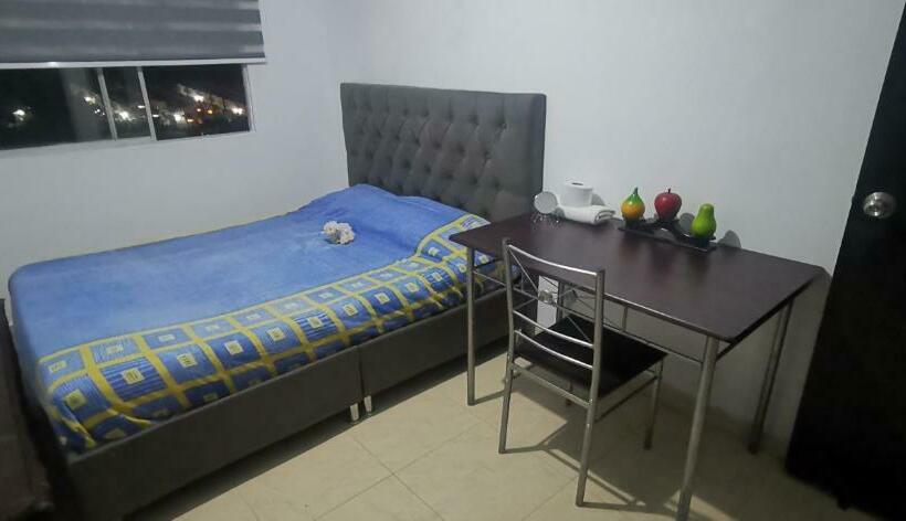 膳宿费 Habitación Hermosa En Apartamento Campestre