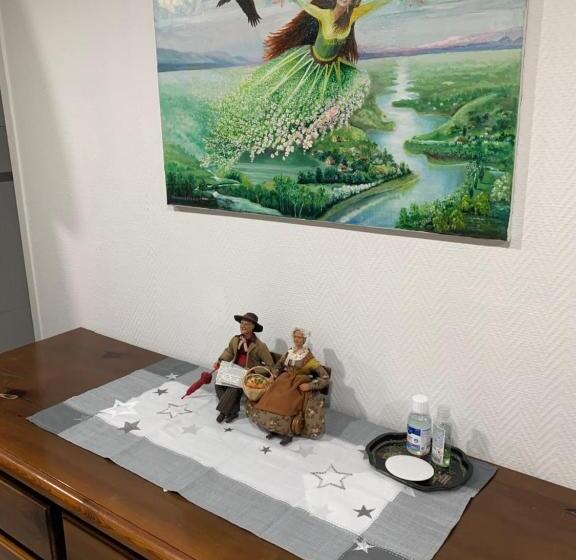 住宿加早餐  Chambre Rustique Avec Double Lit Et Sa Salle De Bain Privée