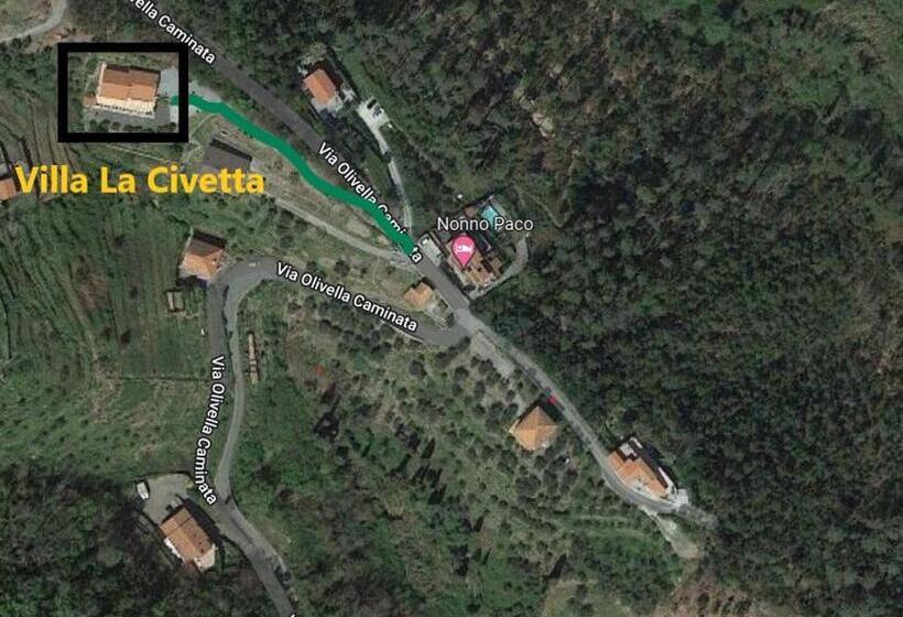 Пансион Casa La Civetta Relax Tra Verde E Mare A 10 Minuti Da Sestri Levante