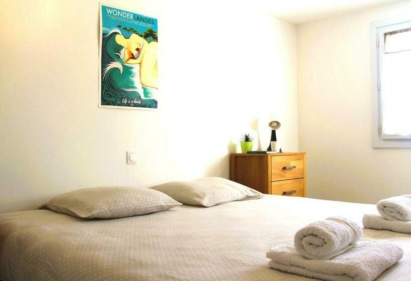 膳宿费 Room In Bb Cosy Surf Chambre Dhote For 2 People, 15mn From The Beach