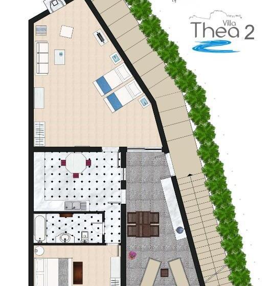هتل Thea Villas And Suite